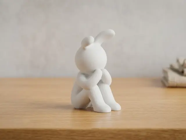 Coniglio Timido e Riflessivo — modelo 3D