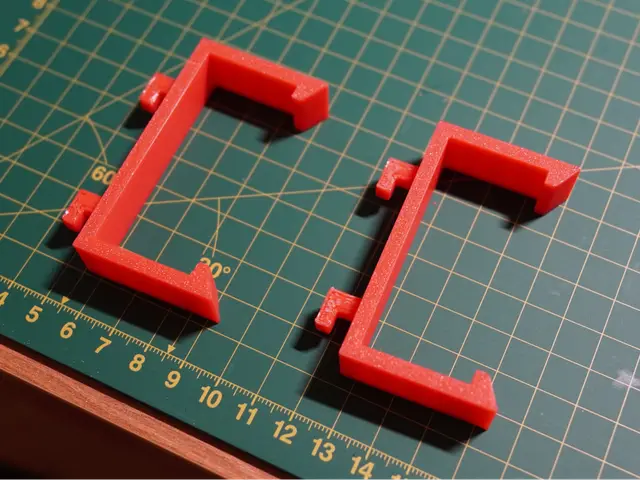 Ikea Skadis - UK power strip clips — modelo 3D