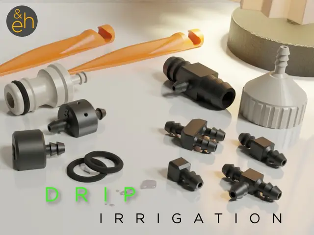 Drip Irrigation System - Rain Bird (R) / Gardena Microdrip (R) Compatible — modelo 3D