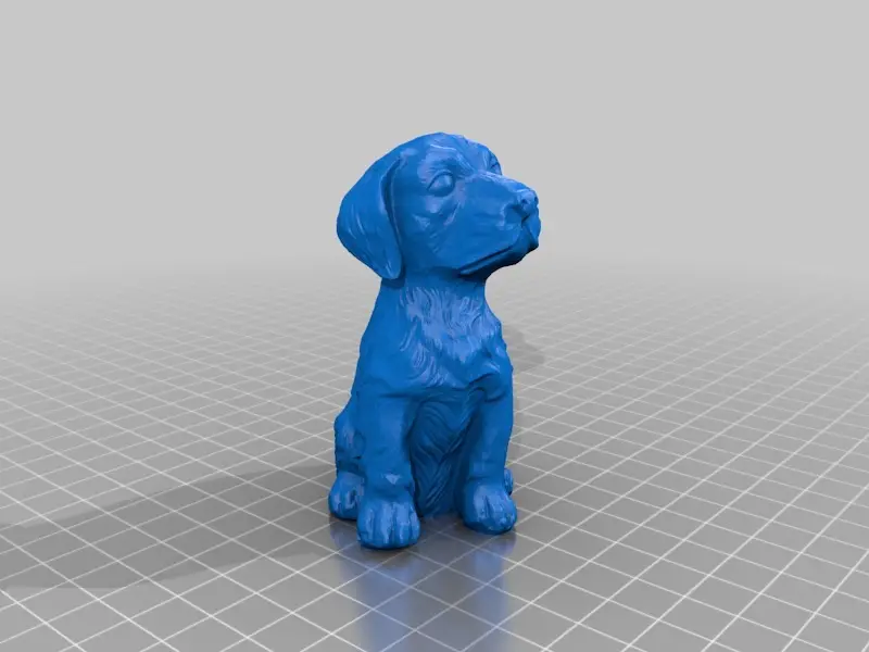 Sitting Dog - 3D Scan — modelo 3D