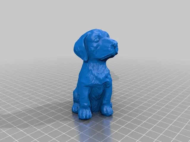 Sitting Dog - 3D Scan — modelo 3D
