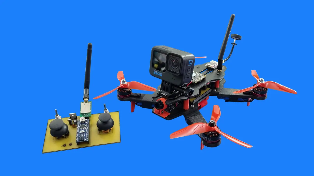 FPV DRONE — modelo 3D