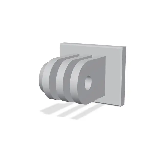 GoPro Mount Hinge Pieces - Remix Template — modelo 3D