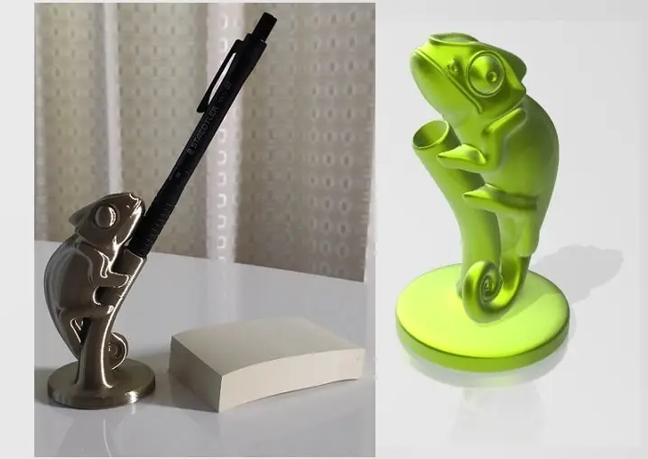Chameleon Pen Holder (High-Res) — modelo 3D
