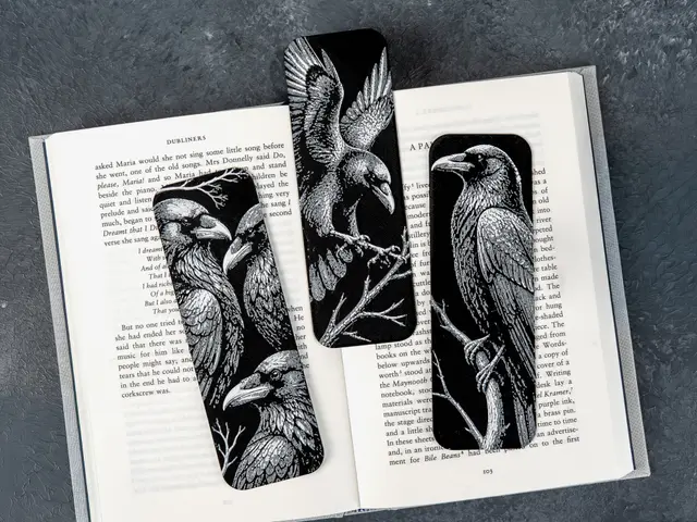 Raven Bookmarks — modelo 3D