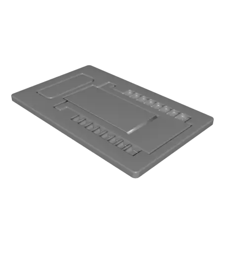 Foldable Phone Stand Credit Card sized for Wallet — modelo 3D