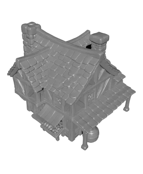 FREE Props Bakery – Fantasy Miniatures (32mm STL for Tabletop RPG) — modelo 3D