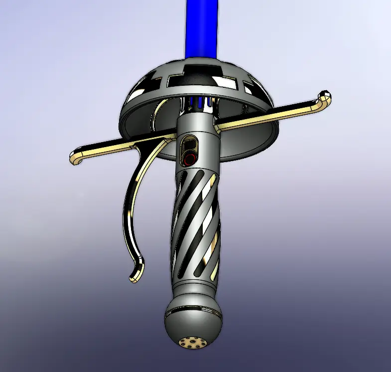 S.A.B.E.R. Swordmaster Series: Inquisitor Hilt — modelo 3D