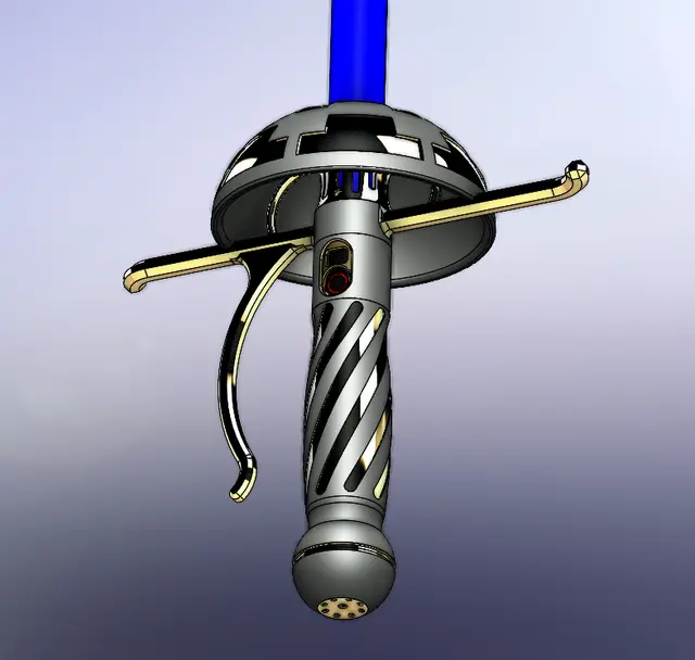 S.A.B.E.R. Swordmaster Series: Inquisitor Hilt — modelo 3D