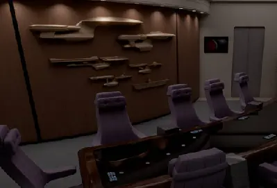 Observation Lounge Ship Wall- Star Trek TNG — modelo 3D