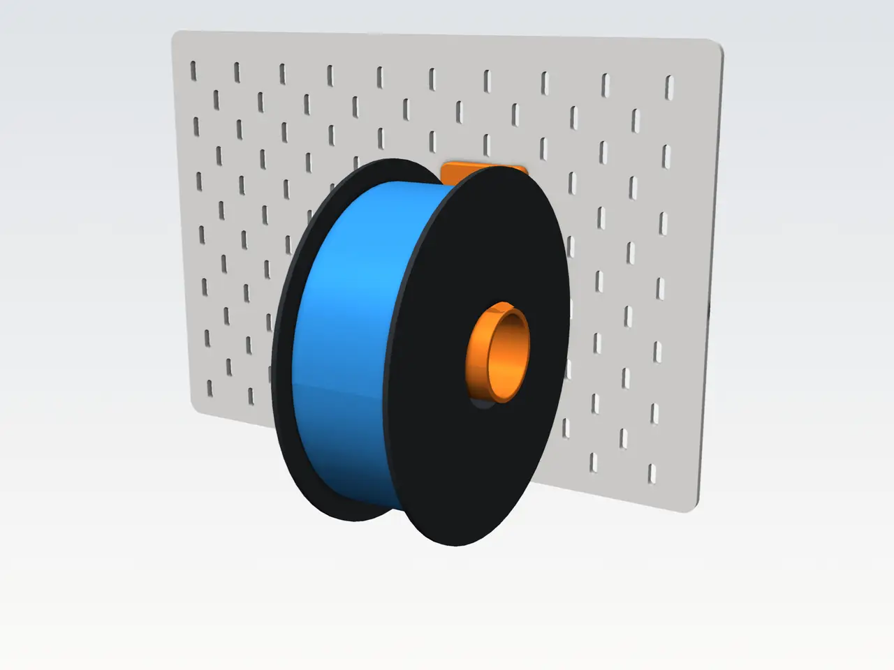 Swing-Out Spool Holder for IKEA SKÅDIS — modelo 3D