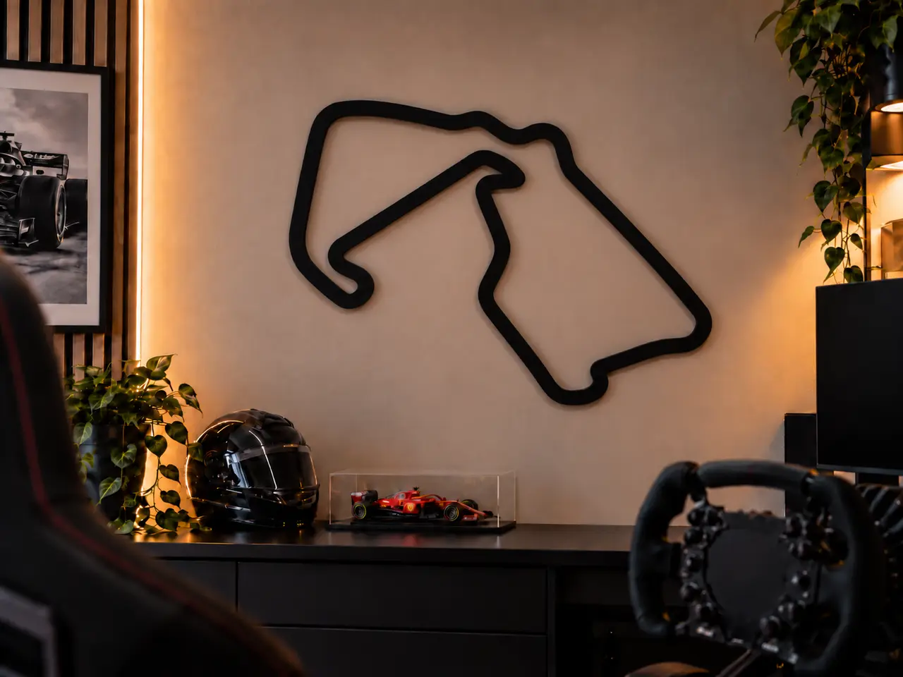 Silverstone Circuit Wall Art — modelo 3D