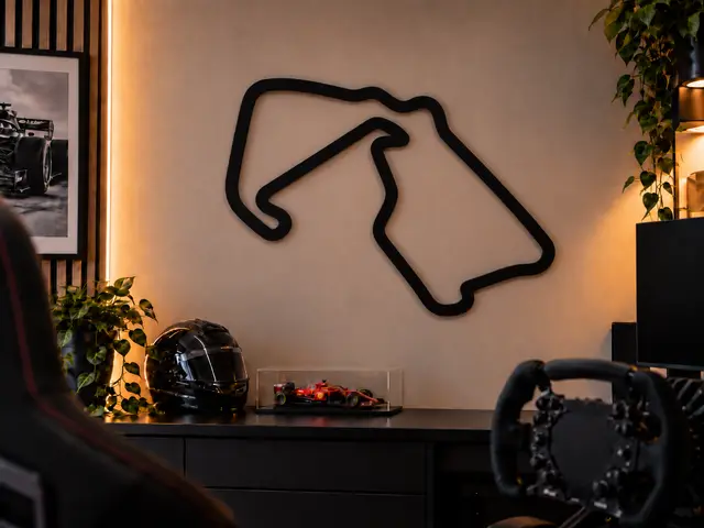 Silverstone Circuit Wall Art — modelo 3D