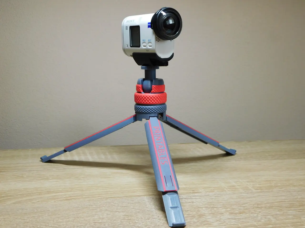 Universal photo-video tripod — modelo 3D