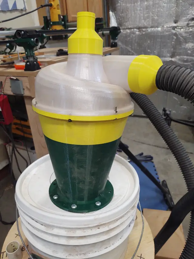 Cyclone Dust Collector — modelo 3D