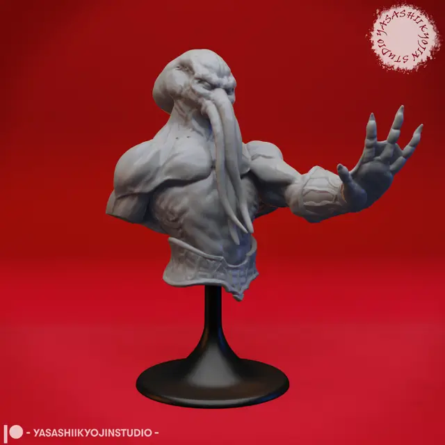 Cthulhid - Bust — modelo 3D