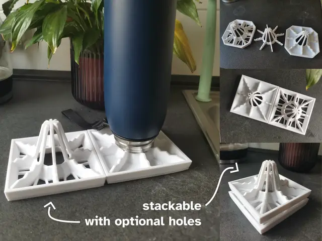 Stackable Bottle Drying Rack (5 variations) — modelo 3D