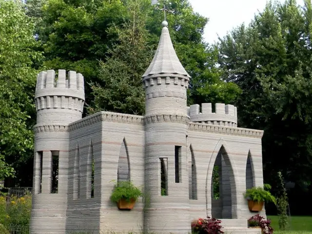 3D House Printer - Concrete Castle — modelo 3D