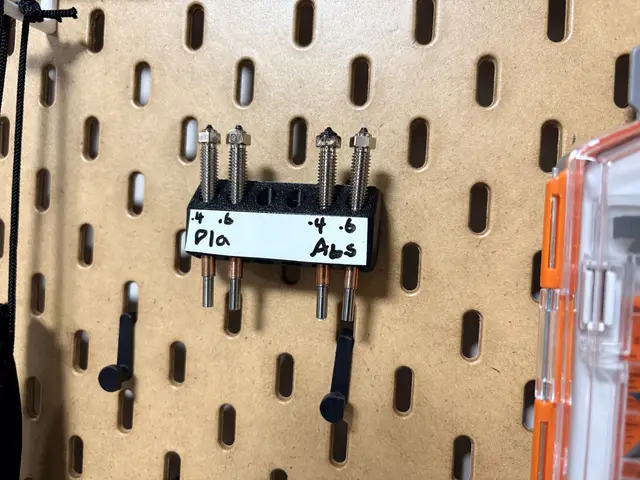 Skadis nozzle holder for QIDI X Max 4 — modelo 3D