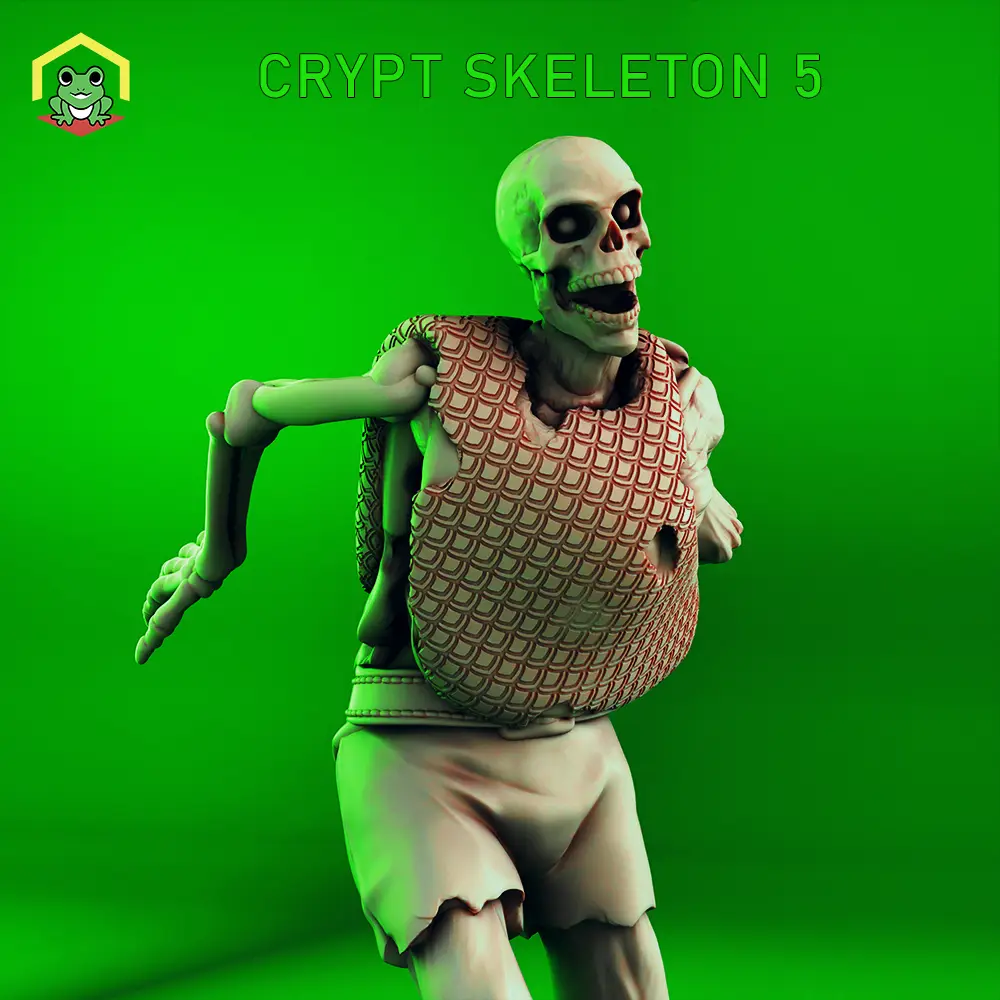 Tresendar crypt skeleton 5 — modelo 3D