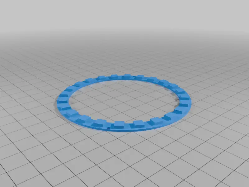 Neopixel ring placeholders(8-LED, 12-LED, 16-LED and 24-LED) — modelo 3D