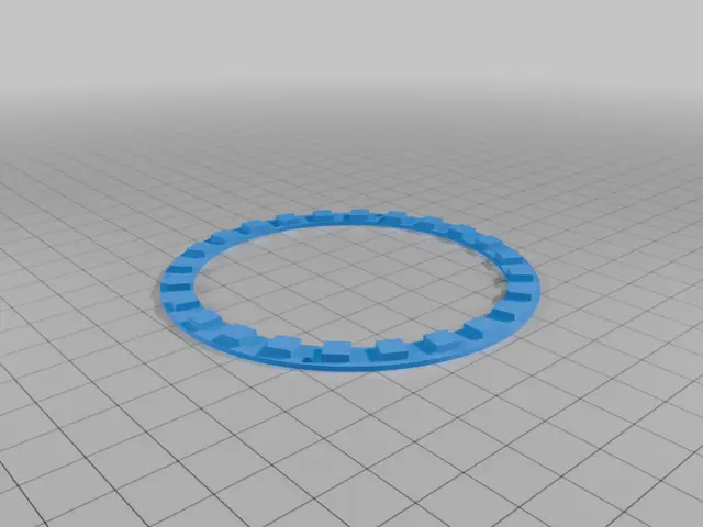 Neopixel ring placeholders(8-LED, 12-LED, 16-LED and 24-LED) — modelo 3D