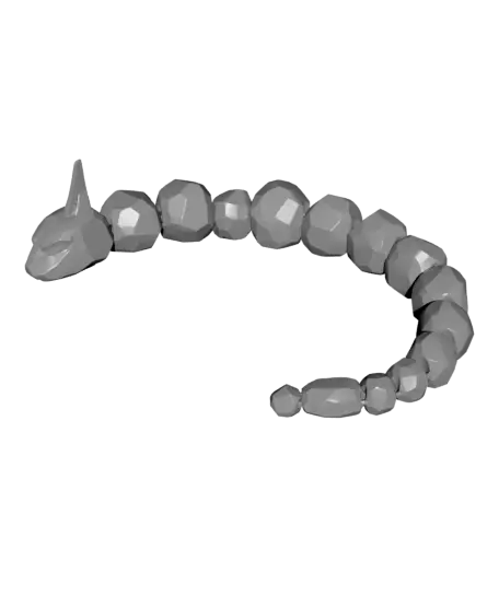 Onix (Pokemon)- Print In Place Flexi — modelo 3D