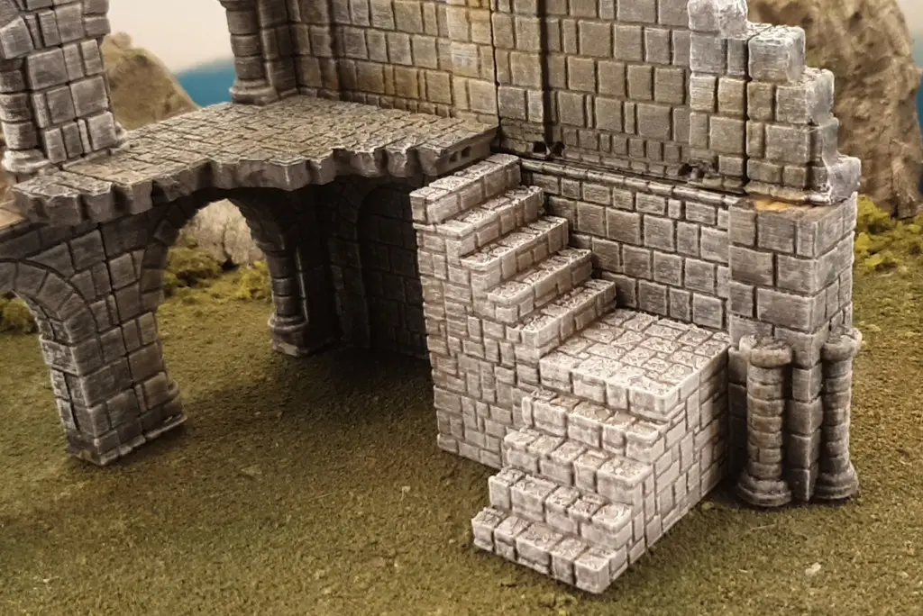 Ulvheim B3 - Stairs for the ruins — modelo 3D