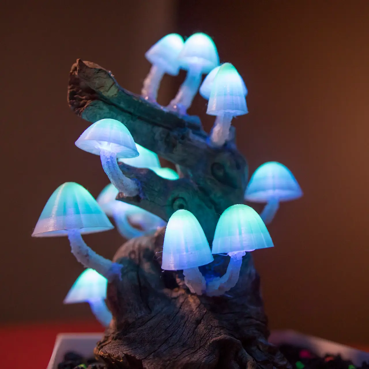 Mushroom Caps for Glowing Mushroom Light — modelo 3D