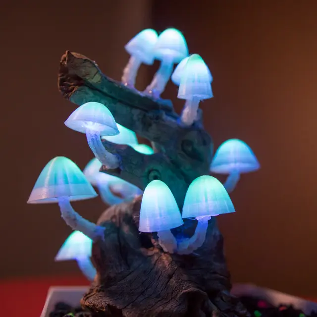 Mushroom Caps for Glowing Mushroom Light — modelo 3D