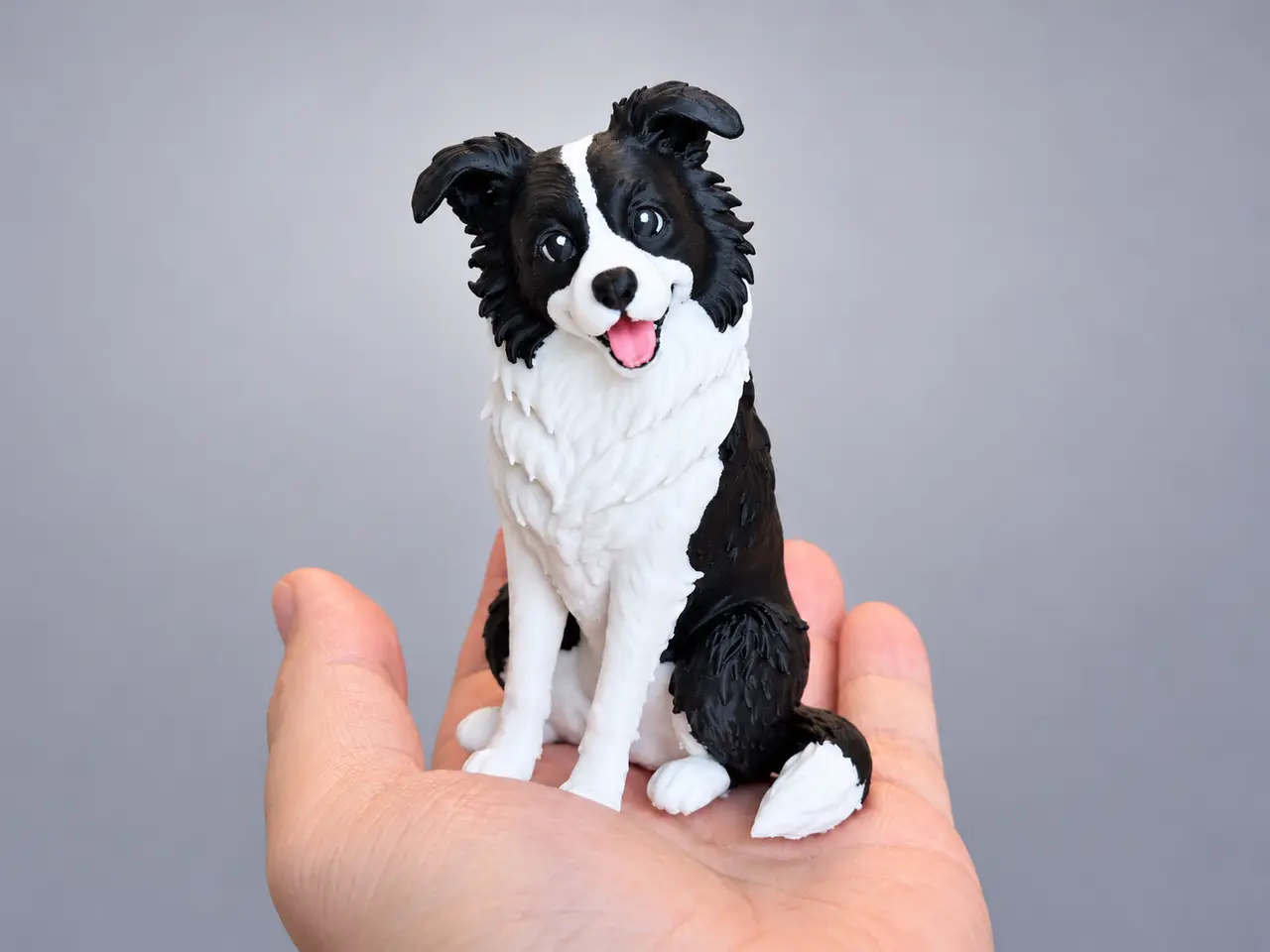 边境牧羊犬小摆件 — modelo 3D