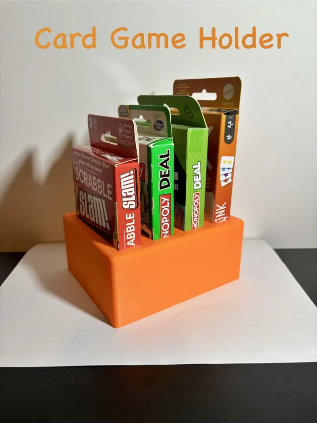Basic Card Games Holder — modelo 3D