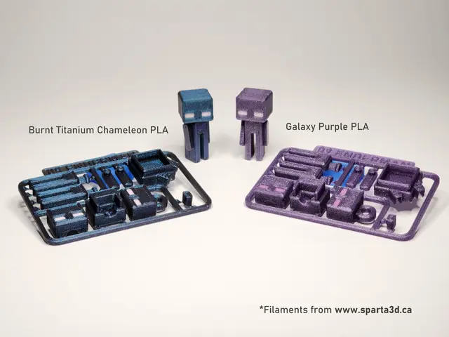 Minecraft-inspired Enderman Mini Figure Kit Card/ Keychain — modelo 3D