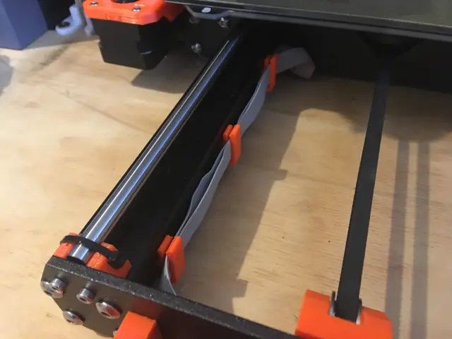 Prusa Mk3 / Mk3s LCD cable clips — modelo 3D