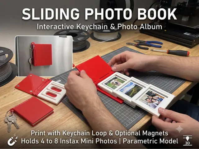 PhotoSlide with Instax Mini_ Customizable — modelo 3D