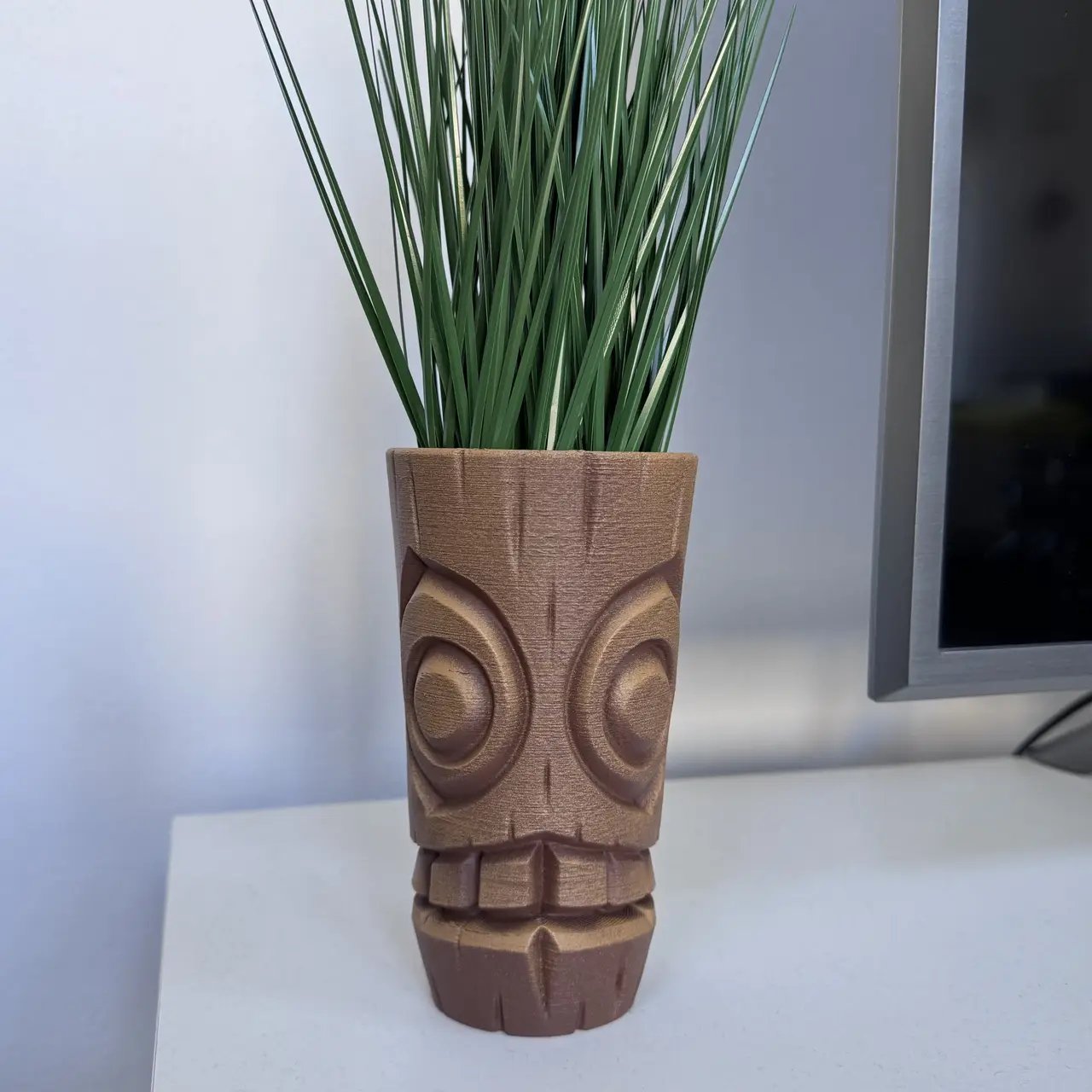 Decorative Flowerpot Mayan style — modelo 3D