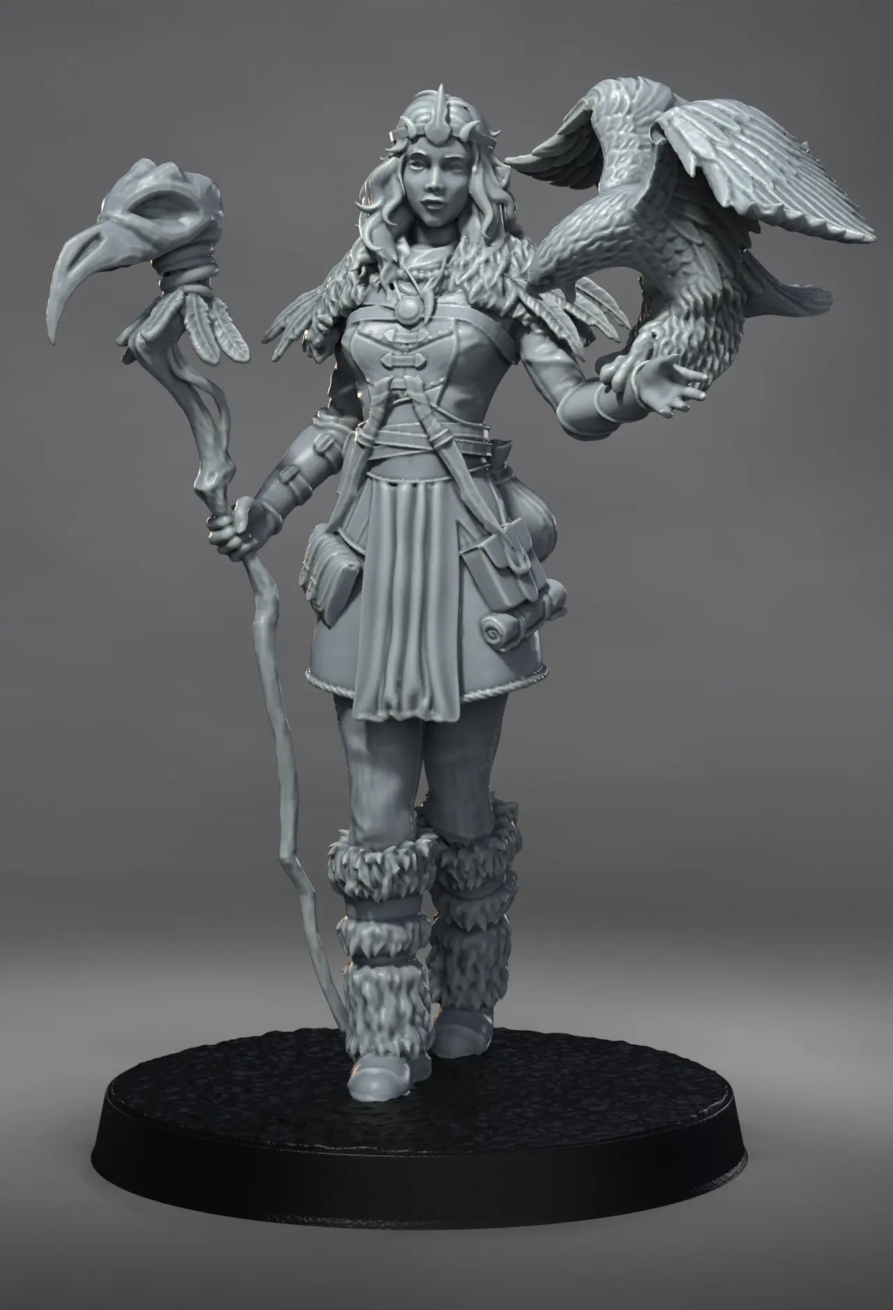 HUNTER WOMAN — modelo 3D