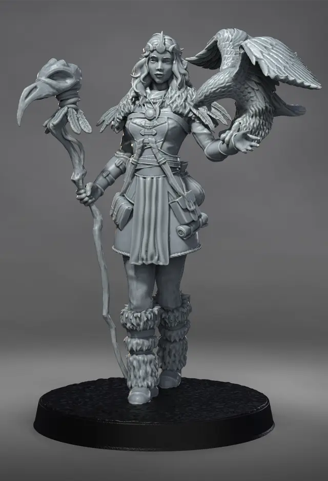 HUNTER WOMAN — modelo 3D