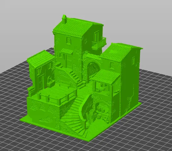 CASETTA PER PRESEPE GT57 — modelo 3D