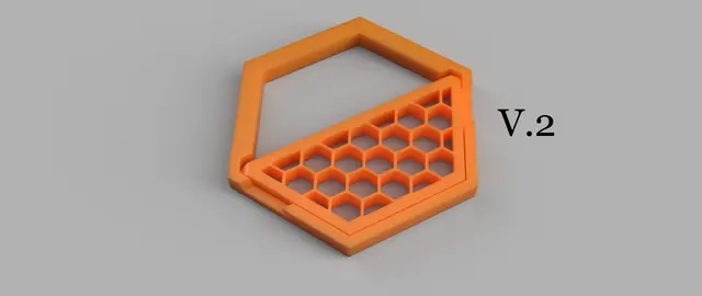 Foldable Honeycomb Phone Stand — modelo 3D
