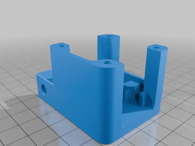 End stop cover with ptfe tube holder — modelo 3D