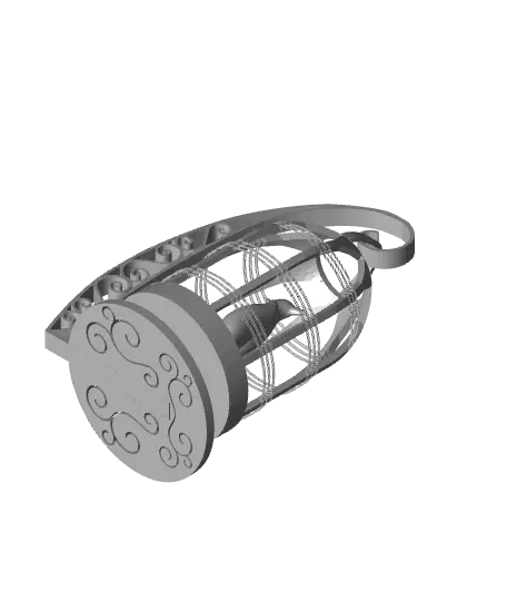 Caged Birds String Ornament 2 — modelo 3D