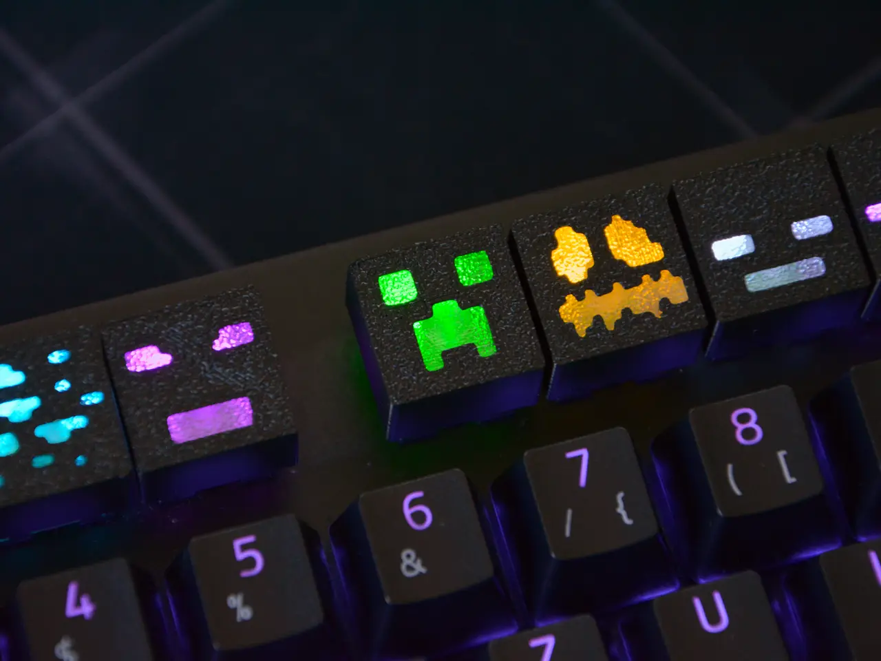Minecraft Keycaps: Mobs — modelo 3D
