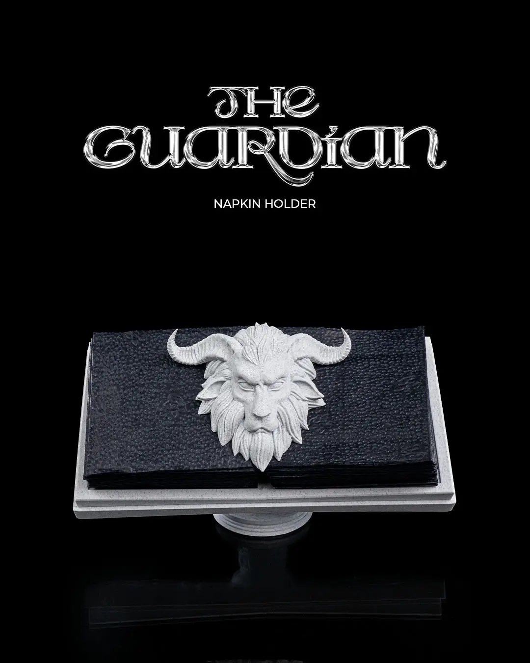 The Guardian Napkin Holder — modelo 3D