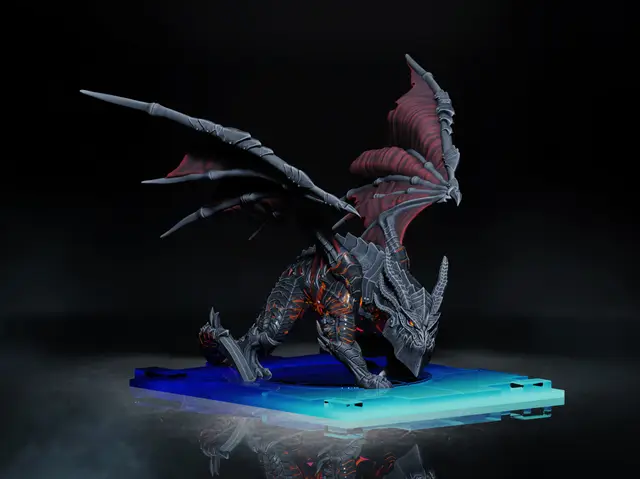 Deathwing figure — modelo 3D