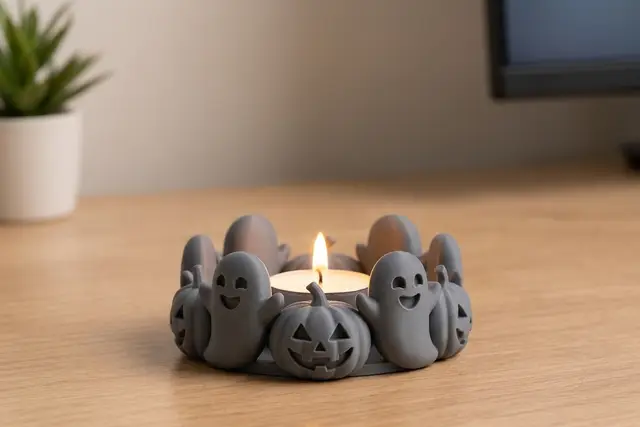 porte bougie Halloween — modelo 3D