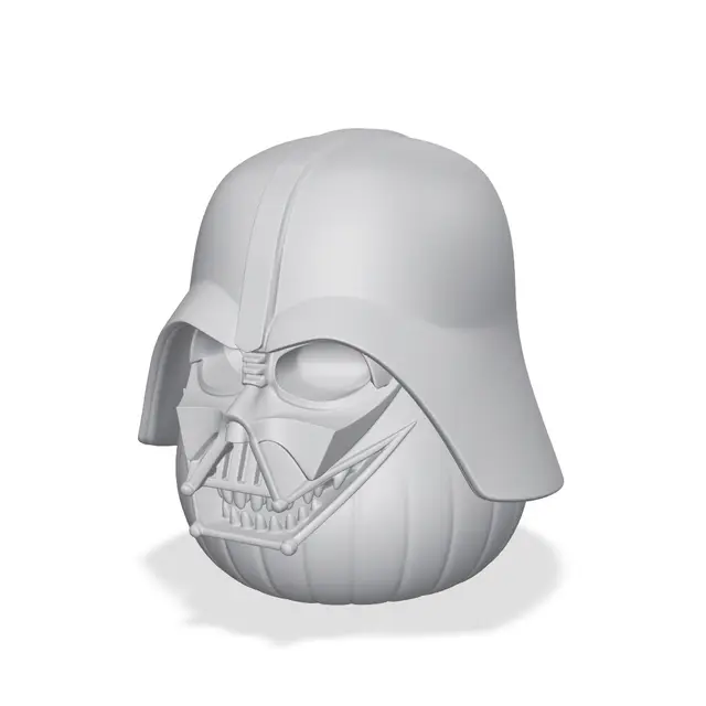 Darth Vader pumpkin — modelo 3D