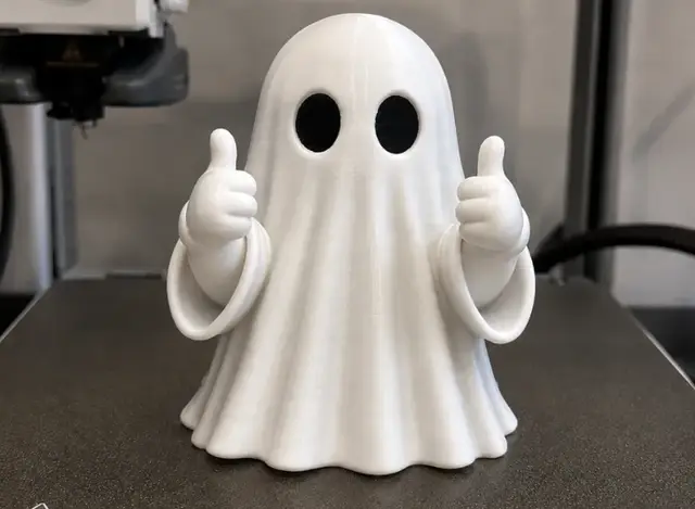 ghost with thumbs up — modelo 3D