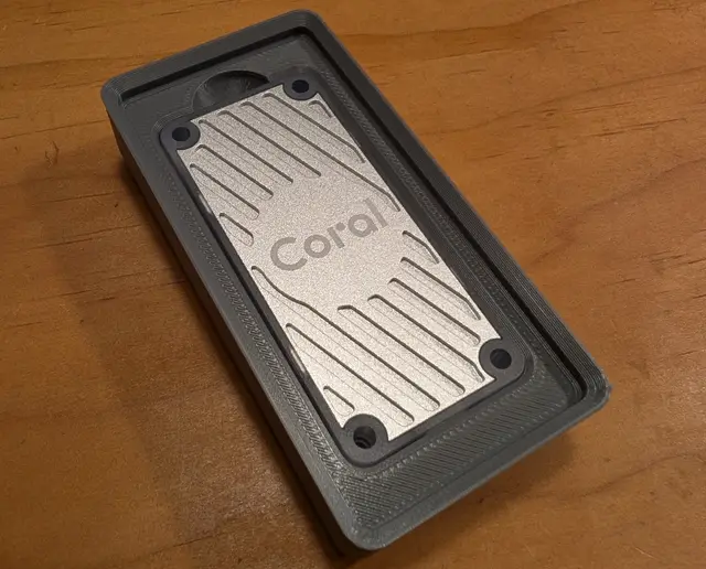 Gridfinity Coral TPU Holder - 1x2x2U — modelo 3D