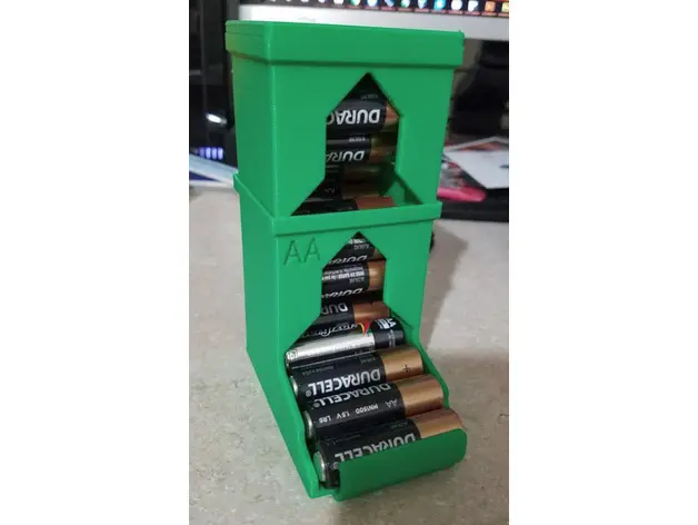 AA/AAA Battery Dispensers — modelo 3D